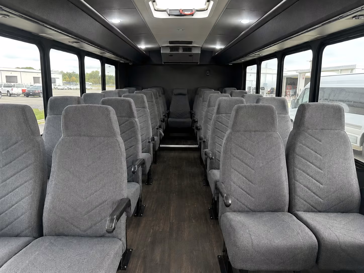 18 passenger minibus interior