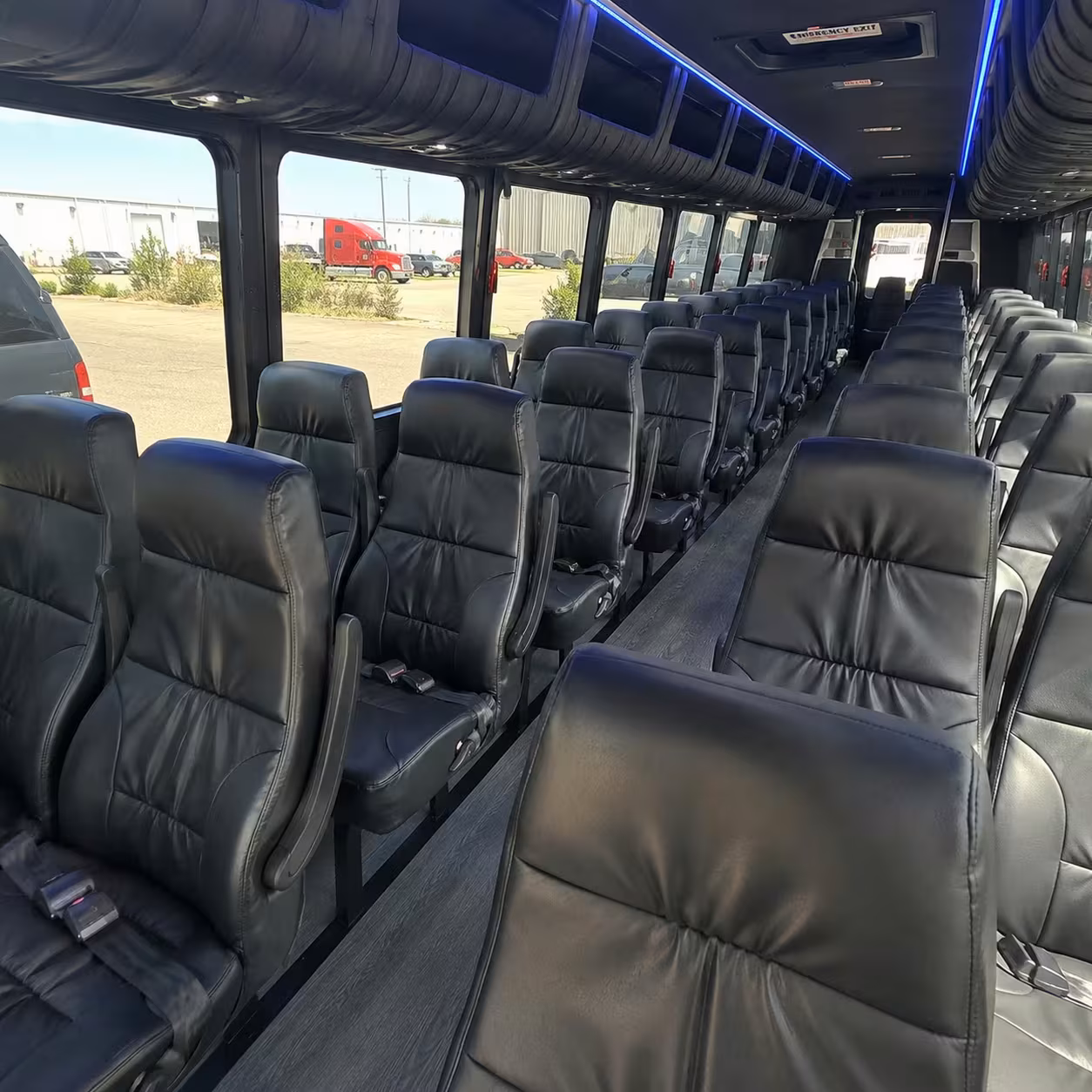 35 passenger minibus inside