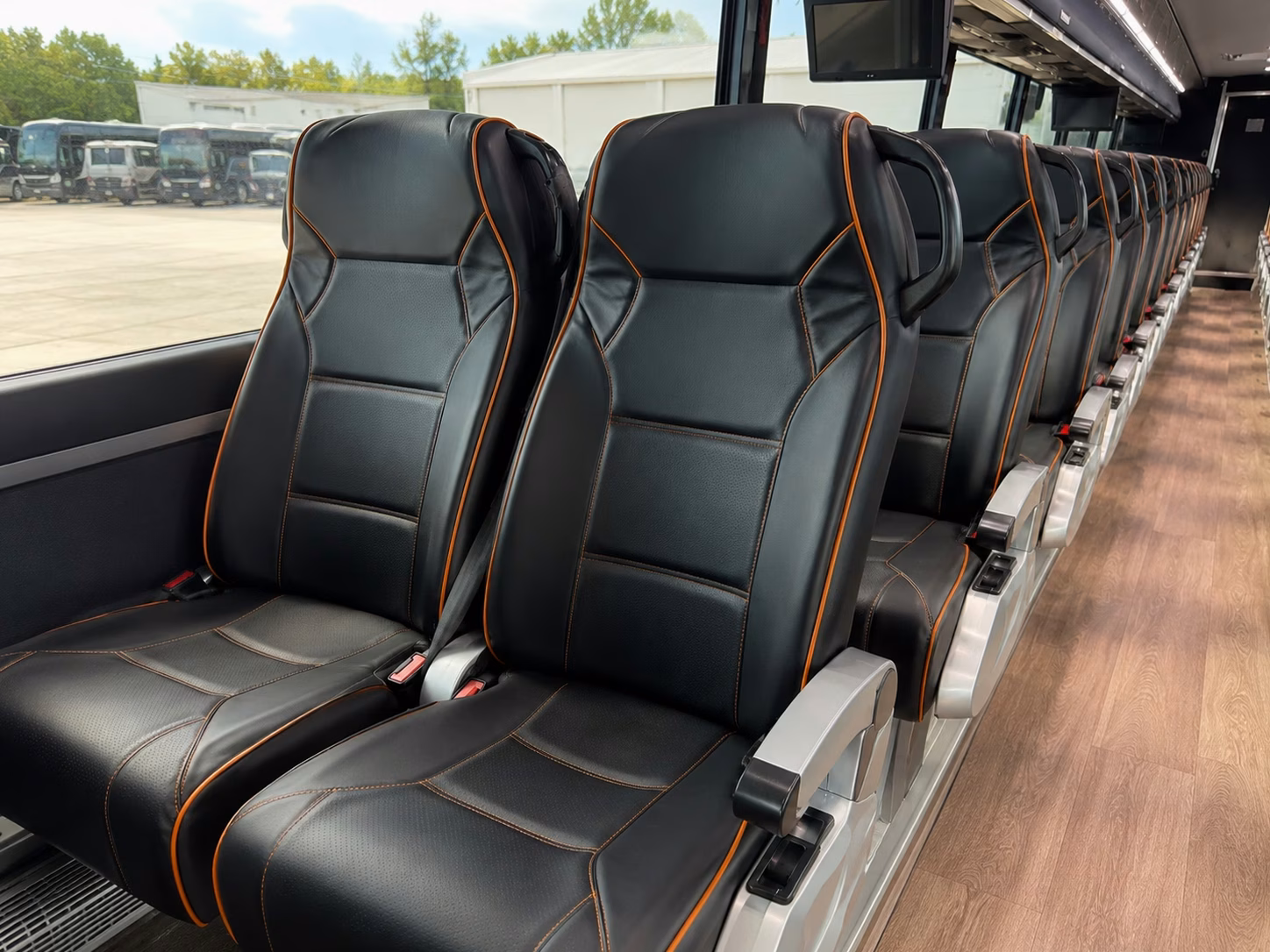lansing charter bus interior