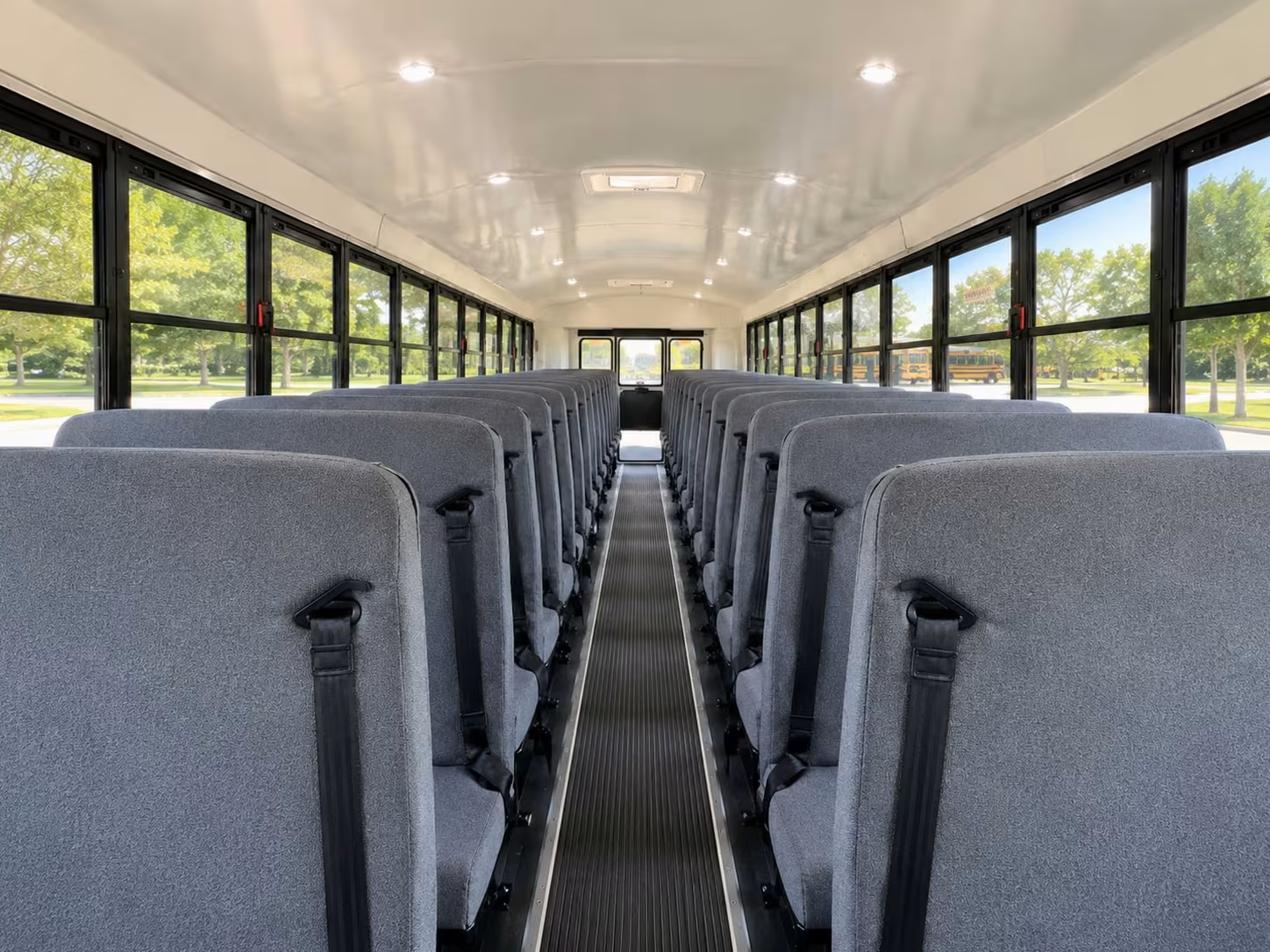 school bus interior