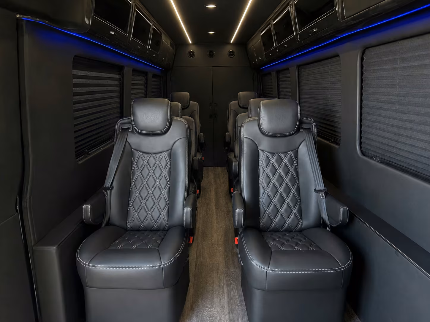 sprinter van with driver interior