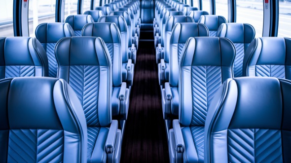 lansing 50 passenger charter bus interior